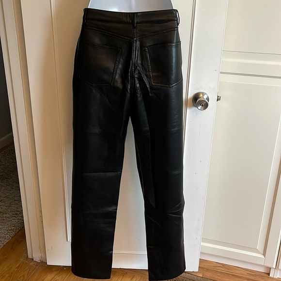 Wilfred Melina Pants faux vegan black leather. Size 8 Streetwear edgy minimalis… - Picture 7 of 13
